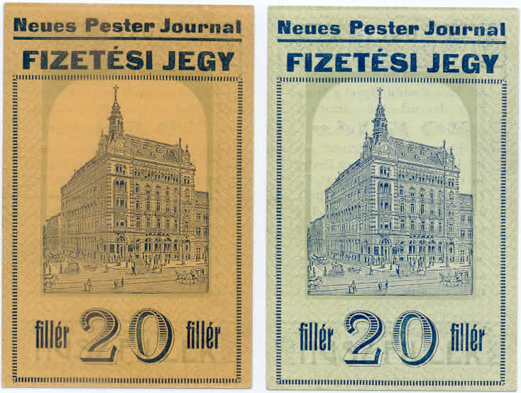 Neues Pester Journal 2 x 20 f front
